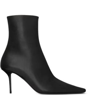 Saint Laurent Ashley Booties - Black