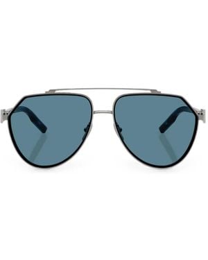 Dolce & Gabbana Pilot-Frame Sunglasses - Blue