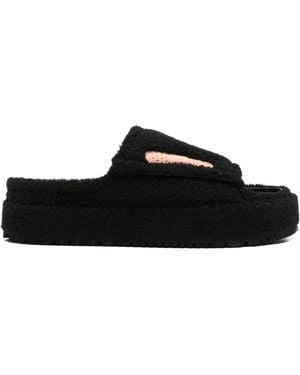 PDF Fuzzy Sandals - Black