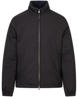 Agnona Logo-Plaque Jacket - Black