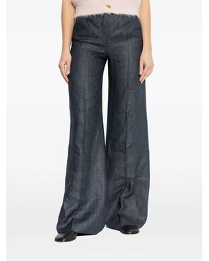 Max Mara Deserto Flared Trousers - Blue