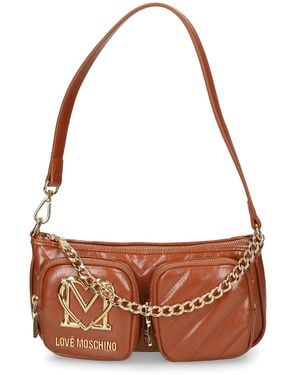 Love Moschino Quilted Shoulder Bag - Brown