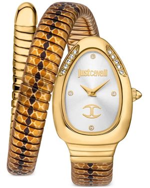 Just Cavalli Snake Armbanduhr 22Mm - Mettallic