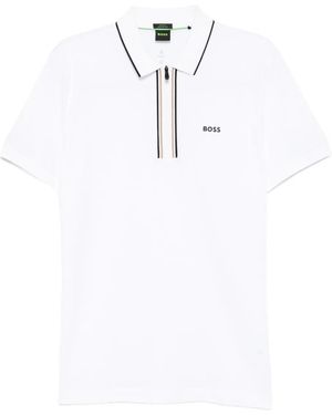BOSS Polo Con Applicazione - Bianco