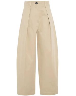 Tela Pleated Palazzo Pants - Natural