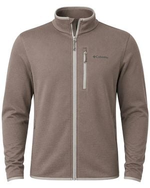 Columbia Zip-Fastening Mock-Neck Hiking Jacket - Brown