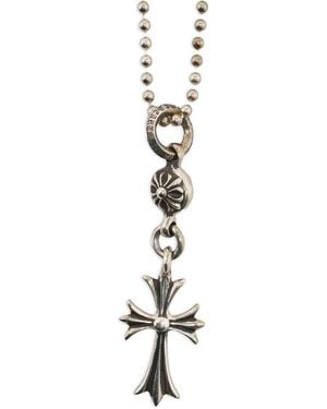 Chrome Hearts Cross Ball Pendant - White