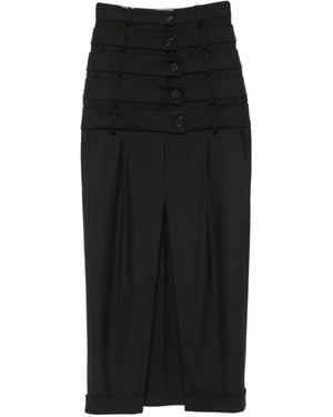 Viktor & Rolf Gonna Lunga A Strati - Nero