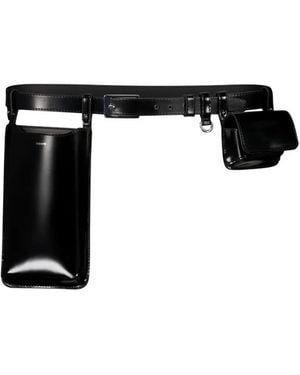 Coperni Detachable Case Leather Belt - Black