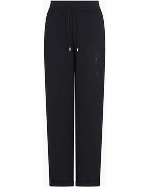 ARMANI EXCHANGE Logo Pants - Black