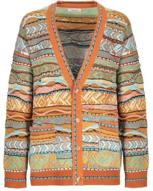 Laneus Cardigan À Col V - Grey