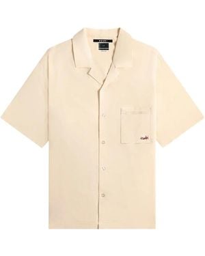 Ksubi Logo-Embroidered Shirt - Natural