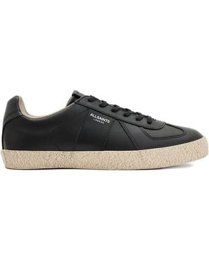 AllSaints Baskets En Cuir - Noir