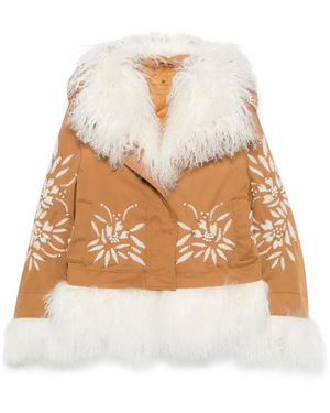 Ermanno Scervino Giacca Con Rifinitura - Bianco