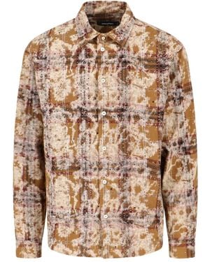 DSquared² チェック シャツ - ブラウン