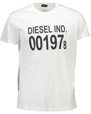 DIESEL Logo-Print T-Shirt - White
