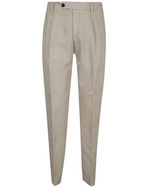 Eleventy Pleated Trousers - Grey