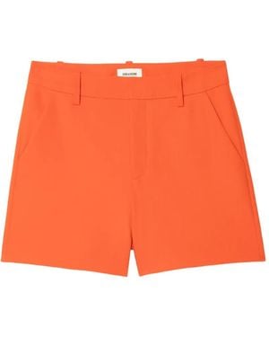 Zadig & Voltaire Sidou Tailored Shorts - Orange