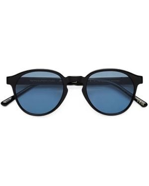 Retrosuperfuture Lunettes De Soleil À Monture Ronde The Warhol - Bleu
