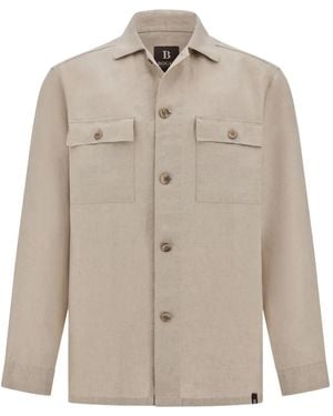 BOGGI Linen Shirt Jacket - Natural