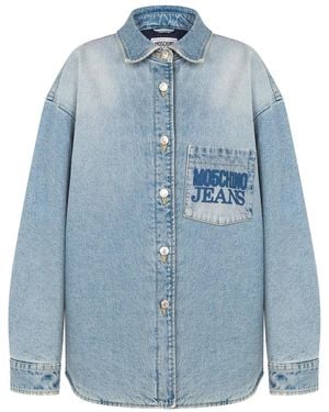 Moschino Cotton Denim Jacket - Blue