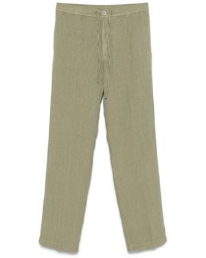 120% Lino Linen Trousers - Green