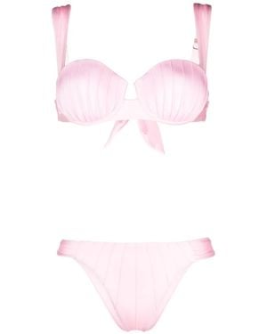 Noire Swimwear タイディテール ビキニ - ピンク