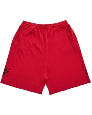 PROTOTYPES Cotton Shorts - Red