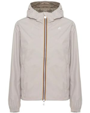 K-Way Hoodie Zip Jacket - White