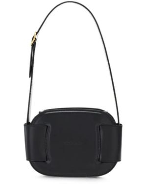 Ferragamo Adjustable-Strap Minibag - Black