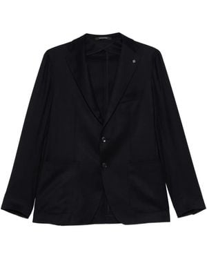 Tagliatore Two-Button Tailored Suit - Black