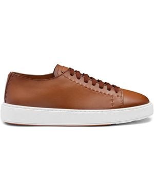 Santoni Trainers - Brown