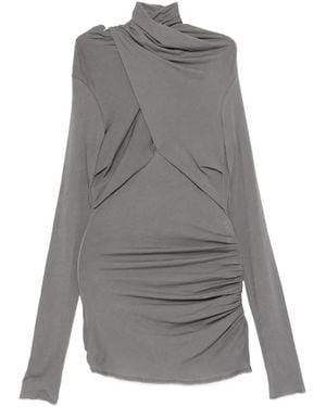 Entire studios Draped Blouse - グレー
