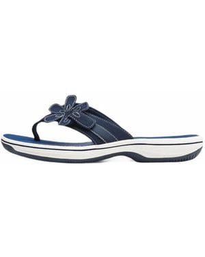 Clarks Brinkley Flora Sandals - Blue