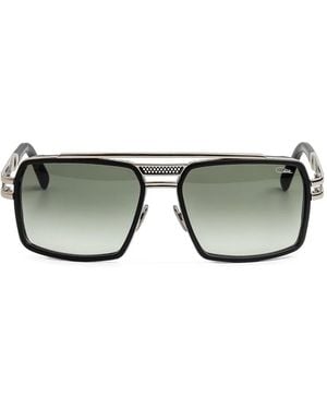 Cazal Logo-Print Sunglasses - Black