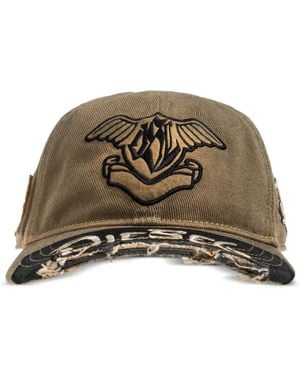 DIESEL Cappello Da Baseball Con Effetto Vissuto - Metallizzato