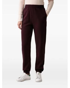 Lacoste Logo-Patch Track Pants - Red