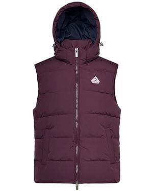 Pyrenex Veste Matelassée À Boutons Pression - Violet