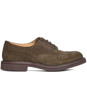 Tricker's Derbies Bourton En Daim - Marron