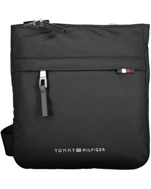 Tommy Hilfiger Logo-Print Cross Body Bag - Black