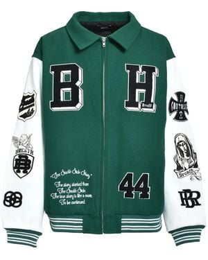 BREATH Bh-Appliqué Jacket - Green