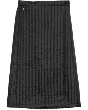 Bless Falda Midi Nº08 Monpe - Negro