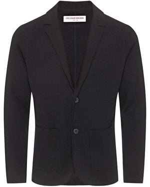 Orlebar Brown Rainer Single-Breasted Merino Blazer - Blue
