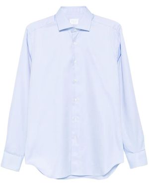 Xacus Long-Sleeved Cotton Shirt - White
