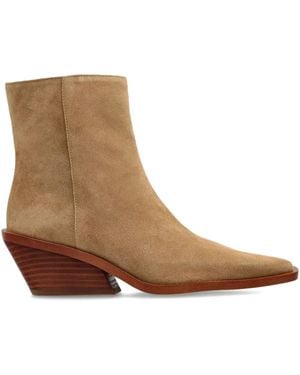 MICHAEL Michael Kors 65Mm Pointed-Toe Suede Ankle Boots - Brown