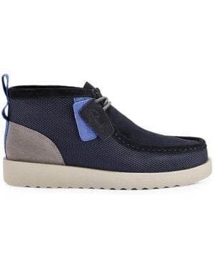 Clarks Wallabee Ftr2 Desert Boots - Blue