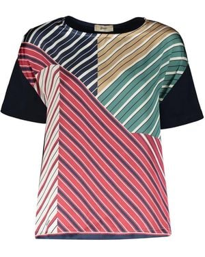 Herno ストライプ Tシャツ - レッド