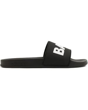 BALR Slippers Met Logo - Zwart