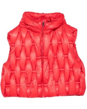 RAXXY Gilet À Design Matelassé - Red