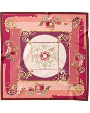 Elizabetta Carozza Silk Scarf - Pink